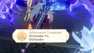 Stupid hidden achievement genshin impact | outlander vs outlander