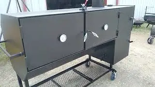 This is our next generation 250 gallon equivalent reverse flow smoker