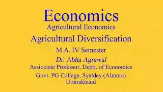 Agricultural Diversification