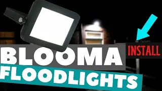 LED SECURITY FLOODLIGHT 11.5W HOW TO INSTALL BLOOMA TELAMON | DIY