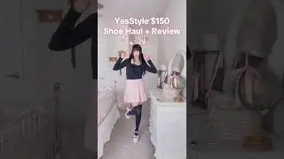 Shoe Haul + Review ft:@yesstyle code:DEAR111 #yesstyle #yesstylehaul #yesstyleinfluencers #shoehaul