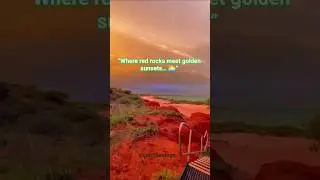 Stunning Contrasts of Nature 🌅 | 🇦🇺 Roebuck Bay, Australia