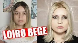 DESCOLORINDO EM CASA | LOIRO CLARISSIMO BEGE ACINZENTADO