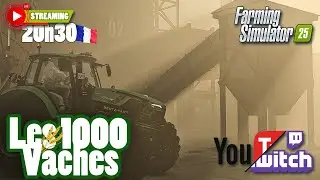 ⭕️ Live ferme des 1000 Vaches !!!