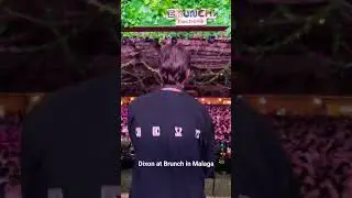 Dixon playing at Brunch in Malaga 2024. #dj #party #techno #electronicmusic #music  #melodictechno