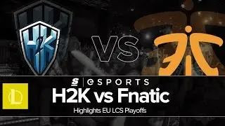 Highlights: H2K vs FNC (EU LCS Summer Playoffs Quarterfinals)