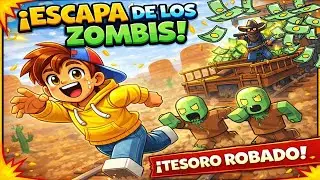 😱🧟Correeeee,  Que no nos alcancen 😫🚞