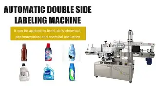 KP-160 Double Side Labeling Machine For Square Flat Bottle