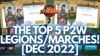 Call of Dragons | The Top 5 Best P2W Legions/Hero Pairings! [Dec 2022]