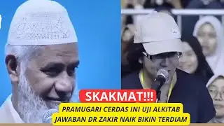 SKAKMAT! Pramugari Cerdas Ini Menguji Dr Zakir Naik, Jawabannya Bikin Terdiam