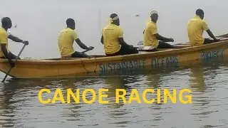 Cape Coast festival in progress ( Canoe Racing) Ghana Oguaa Fetu Afahye 2025
