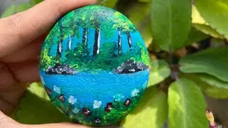EASY ROCK PAINTING &hearts;️                                  #artgallery #artinfo#painting