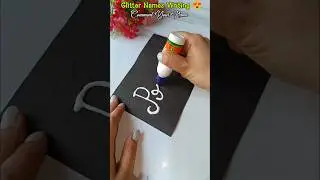 Diy glitter Names 😱🤯😍#art #drawing #craft #diy #ytshorts #ytviral #viralvideo #yt