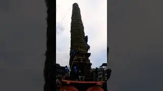 Rato Machhindranath chariot construction at a glimpse #ratomachindranath #jatra #festival #fun #tour