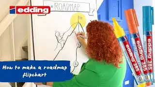 Visualize Your Roadmap with the edding 385 flipchart effect marker: Step-by-Step Guide!