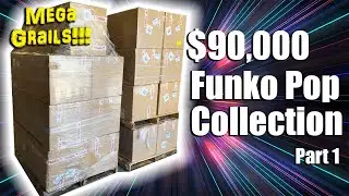 FUNKO POP MEGA GRAIL COLLECTION UNBOXING - $90,000 PPG Value!!! -- Part 1