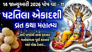 14 જાન્યુઆરી ષટતિલા એકાદશી વ્રત કથા પૂજા મહિમા પારણા | Shattila Ekadashi Vrat katha | Ekadashi 2026