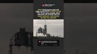 🚀🌊 Why NASA Floods the Launch Pad with Water: Sound Suppression?