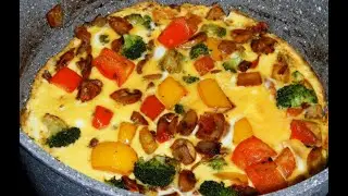 How to make super healthy omelette | High protein and fiber