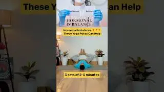 YOGA FOR HORMONAL BALANCE #yoga #hormonalbalance  #shorts