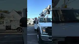 Самый лучший подержанный автовышка, который у нас когда-либо был, F550 Altec 4x4, дизельный, 45 ф...