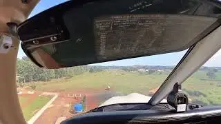 Pouso de avi&atilde;o muito suave de Embraer Tupi - Emb-712