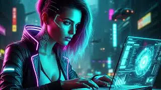 Unbeatable Cyberpunk Work Music for Deep Focus and Efficiency. Data Analysis. System Override
