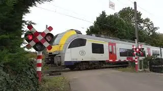 Spoorwegovergang Velm (Sint-Truiden)/ Passage a Niveau/ Railroad-/ Level Crossing/ Bahn&uuml;bergang
