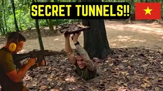 People Lived In These Tunnels For 8Yrs!! Cu Chi, Vietnam