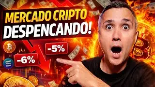 BITCOIN E CRIPTOMOEDAS EM QUEDA ENTENDA O QUE ACONTECEU I TESTE COM CRIPTO NA COINEX