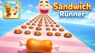 Sandwich Runner Game - All Levels Gameplay Walkthrough VS Maze Craze Game Satisfying (iOS Android).