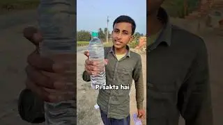 I will give you ₹100 if you can drink a liter of water 🤑💦 #shorts #water
