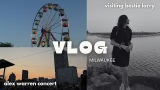 VLOG: spend the weekend with me in Milwaukee &hearts;️ | Alex Warren concert with my bestie