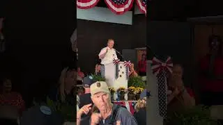 Republican Ben Cline spewing at Buena Vista 2025