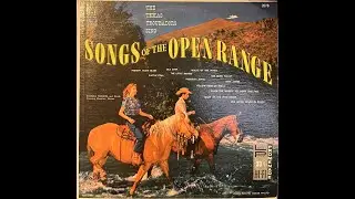 The Texas Troubadours - Songs of the Open Range (Promenade ; 1957) complete mono album