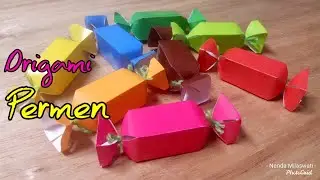 Cara membuat origami permen