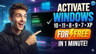 How to Activate Windows 10/11 in 1 minute!!! 