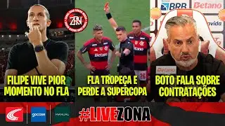 FILIPE LUÍS VIVE PRIMEIRA SEQUÊNCIA NEGATIVA | FLA PERDE MAIS UMA NO ANO | FLA VAI AO MERCADO?