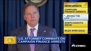US attorney comments on arrest of two Rudy Giuliani associates