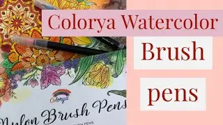 Colorya Watercolor Brush Pens