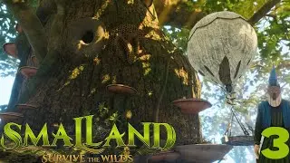 Smalland - Building a Tree Top Base and Meeting Skadi | Let's Play [EP3]