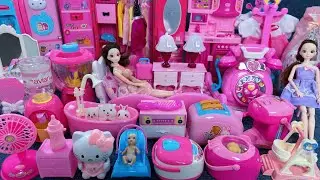 12 Minutes Satisfying with Unboxing Barbie Princess Bedroom Dress Up Collection Toys Review | ASMR