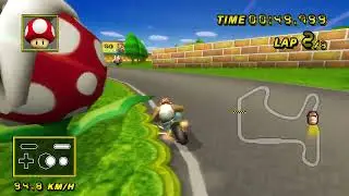 【Mario Kart Wii PB】Mario Raceway - 1:43.902 - Brick