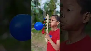 DIY Amazing Withe Tree Branch with Bamboo Tube and Balloon #toys #white