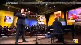 L'Infedele di Gad Lerner. Duo Francesco De Angelis - Roberto Paruzzo Vl&Pf (24.10.2011)