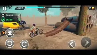Stunt Bike Extreme Level - 300 #anuraggamer12 #frontflip #backflip 