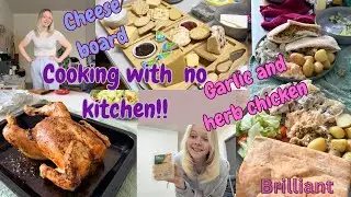 Cooking with no kitchen and a cheese board!!
