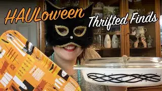 HAUL-o-ween Thrifted Finds | VINTAGE HALLOWEEN & PYREX | Collab w/Nesting Haven & Gentle Thrify Mama