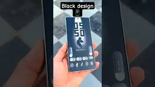 Black design for Galaxy #Themes #Icons #Widget #AlwaysOnDisplay #Homescree #Customize #Design