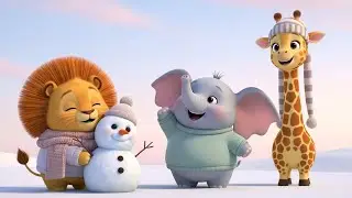 ABC Safari Animal Sounds Song | Learn Alphabets with Cute Winter Animals | Kids Nursery Rhyme